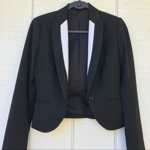 Express B&W Short Blazer